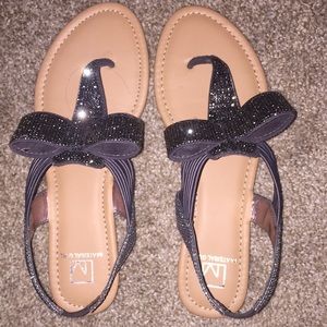 Material Girl Bow Sandals